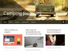 Tablet Screenshot of camping-motel-joumiers.com